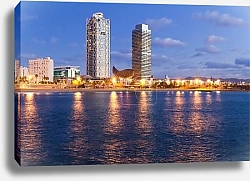 Постер Барселона: Вечерняя симфония у моря