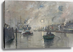 Постер Кей Джеймс Ноктюрн, река Клайд