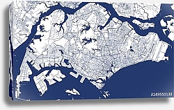 Постер План города-государства Сингапур