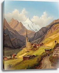 Постер Пернхарт Маркус Heiligenblut with a View of Grossglockner