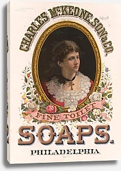 Постер Веллс и Хоуп Ко Charles McKeone, Son Co., fine toilet soaps, Philadelphia