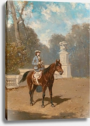 Постер Бенса Александр A Lady on Horseback
