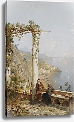 Постер Унтербергер Франц Amalfi Above The Bay Of Naples