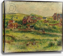 Постер Ренуар Пьер (Pierre-Auguste Renoir) The House of Blanche Pierson, Pourville, 1882