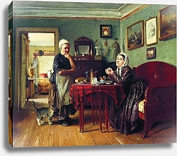 Постер Маковский Константин Разговоры по хозяйству. 1868