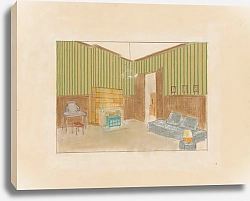 Постер Габриэль Рене L’Eau fraiche – maquette de décor .