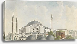 Постер Ривли Уилли Вид на купола и шпили собора Святой Софии в Стамбуле