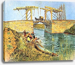 Постер Ван Гог Винсент (Vincent Van Gogh) Мост Ланглуа в Арле