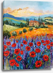 Постер Lavender lullaby in poppy land