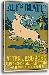 Постер Кристоф Франц Aufs Blatt! Alter Jagd-Korn Alexander Kisker Lippstadt Kornbranntwein-Brennerei
