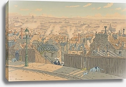 Постер Ривьер Анри Parisian Landscapes; Paris seen from Montmartre