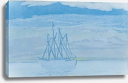 Постер Спиллиарт Леон Траулер в море