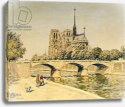 Постер Рафаэлли Жан-Франсуа  Notre Dame and the Seine