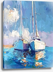 Постер Calm morning pier