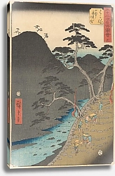 Постер Утагава Хирошиге (яп) Hakone