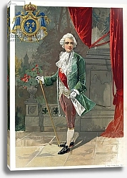 Постер Школа: Испанская 19в. King Louis XV of France