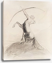 Постер Редон Одилон Centaur Aiming at the Clouds