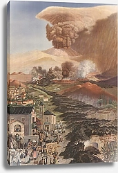 Постер Мюллер Б. The eruption of Mount Etna