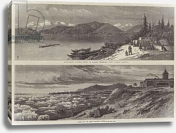 Постер Sketches on the Yukon River