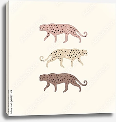 Постер Экзотические дикие кошки