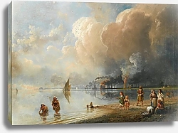 Постер Боссоли Карло On the banks of the forth, Edinburgh