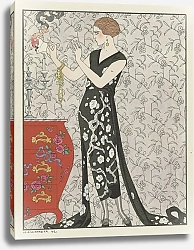 Постер Барбье Джордж Дым ; вечернее платье, пиво