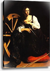 Постер Караваджо (Caravaggio) Св. Екатерина Александрийская