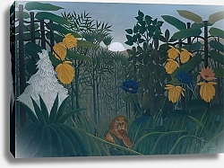 Постер Руссо Анри (Henri Rousseau) Трапеза Льва