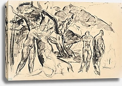 Постер Аба-Новак Вильмош Women under the trees