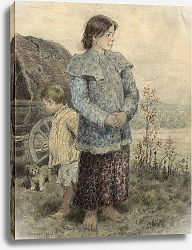 Постер Смирнов Борис Васильевич Children of Migrants on the Road.