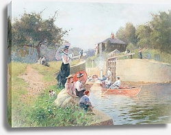 Постер Каффиери Гектор Летний день, замок Марлоу