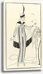 Постер Барбье Джордж Petit manteau de velours