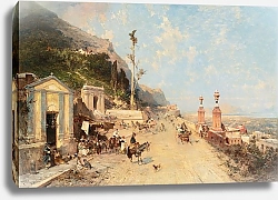 Постер Унтербергер Франц Улица Монреале, Палермо