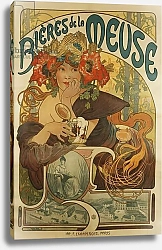 Постер Муха Альфонс Meuse Beer; Bieres de La Meuse, 1897