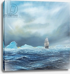 Постер Бут Александр Винсент (совр) Ice Dominion, Terra Nova passes Ice Burgs, 2014,