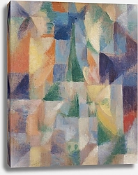 Постер Делоне Робер Окно с видом на город