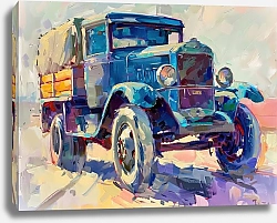 Постер Old-fashioned truck