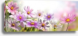 Постер Летняя цветочная панорама