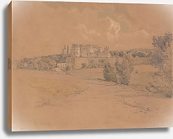 Постер Герсон Войцех Widok zamku Ossolińskich w Ujeździe