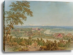 Постер Бидерманн Йоханн Gottstatt, Kloster, von Nordwesten