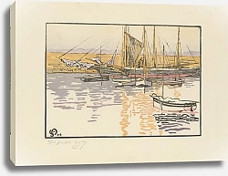 Постер Жуайо Амеде Roscoff, Les Goélettes