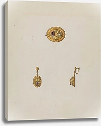 Постер Сэмпл Берта Pin and Earring Set