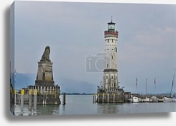 Постер Германия. Линдау. Зима