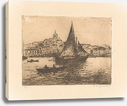 Постер Грондхаут Виллем Schepen op het water in Constantinopel