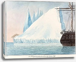Постер Смит Чарльз Гамильтон An Iceberg and Polar Bear Shot at by Captain Ross