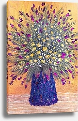 Постер Пышный букет в вазе