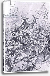 Постер Кэмпбелл Джон Ф. Battle of Flodden, September 9, 1513, from Cassells History of the British People published by the Waverley Book Company, c.1950's