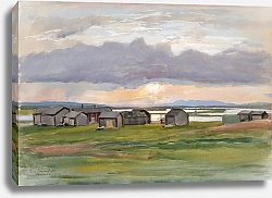 Постер Ярнефельт Ээро Здания на берегу моря