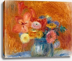 Постер Глакенс Уильям Джеймс Зеленая ваза с цветами