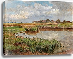 Постер Дарно Хьюго Enten am Dorfweiher